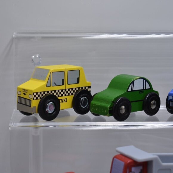 Snap-On Tools Wooden Cars Play Set Race Truck Sport Cars Police Ambulance Lot 14 - Picture 2 of 10